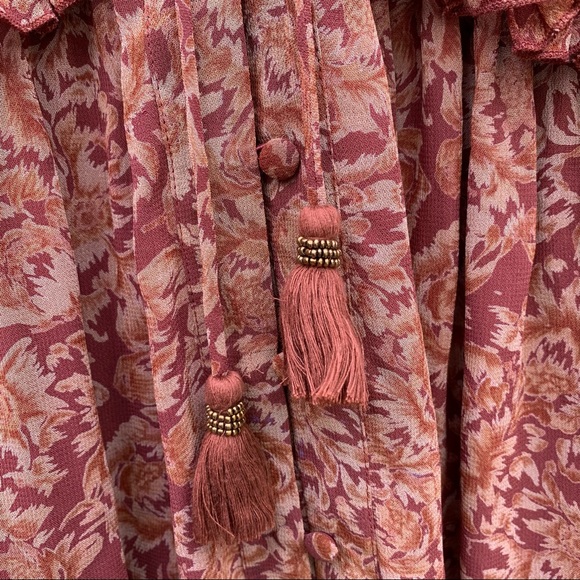 Chan Luu Boho Romantic Paprika Dress Sz. Small - Picture 5 of 7